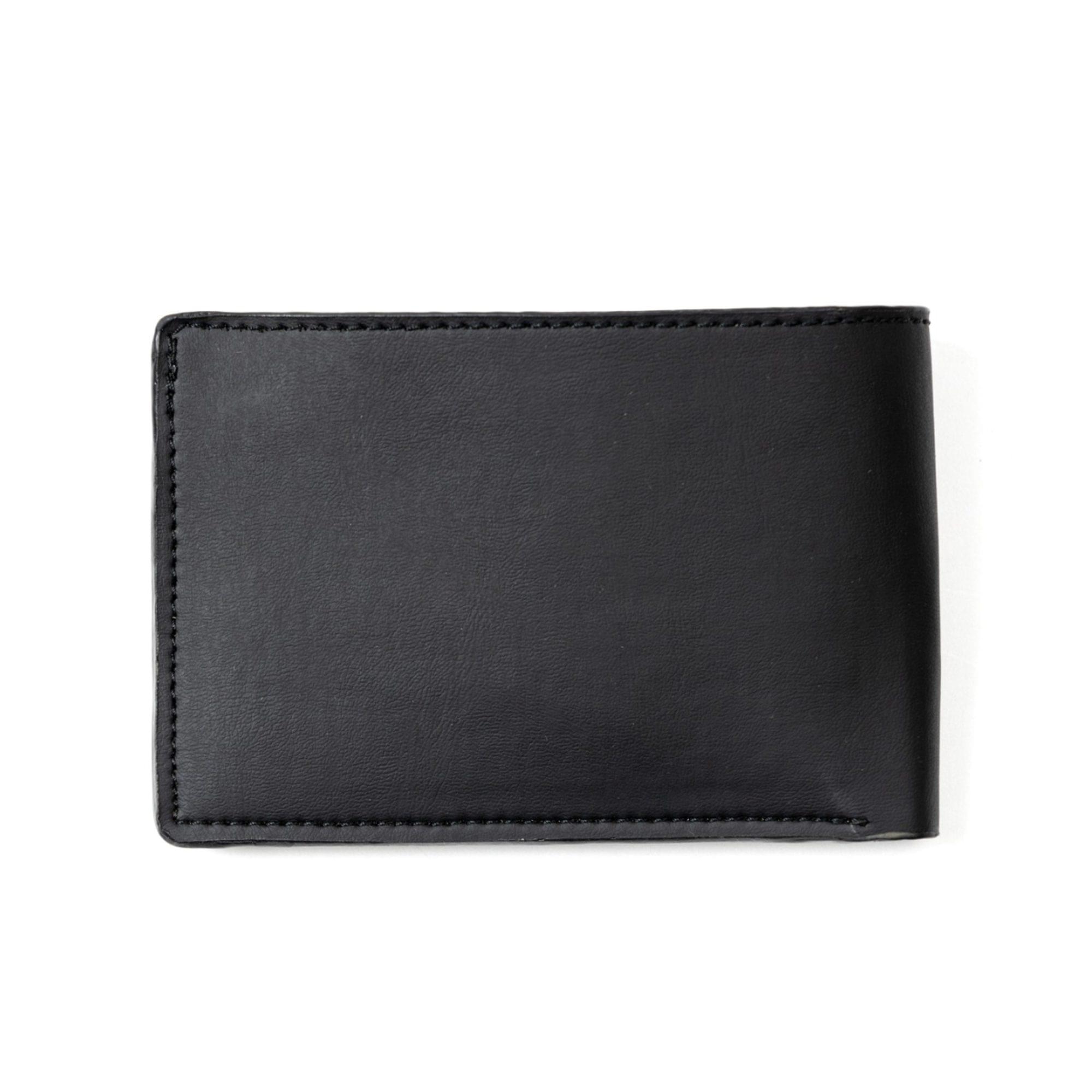 Helios Vegan Leather Men's Wallet - Black - Image 3