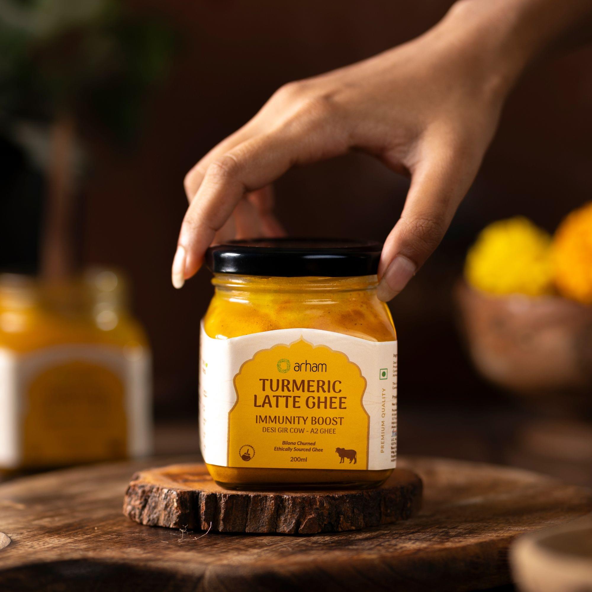 A2 Gir Cow Ghee Turmeric Latte