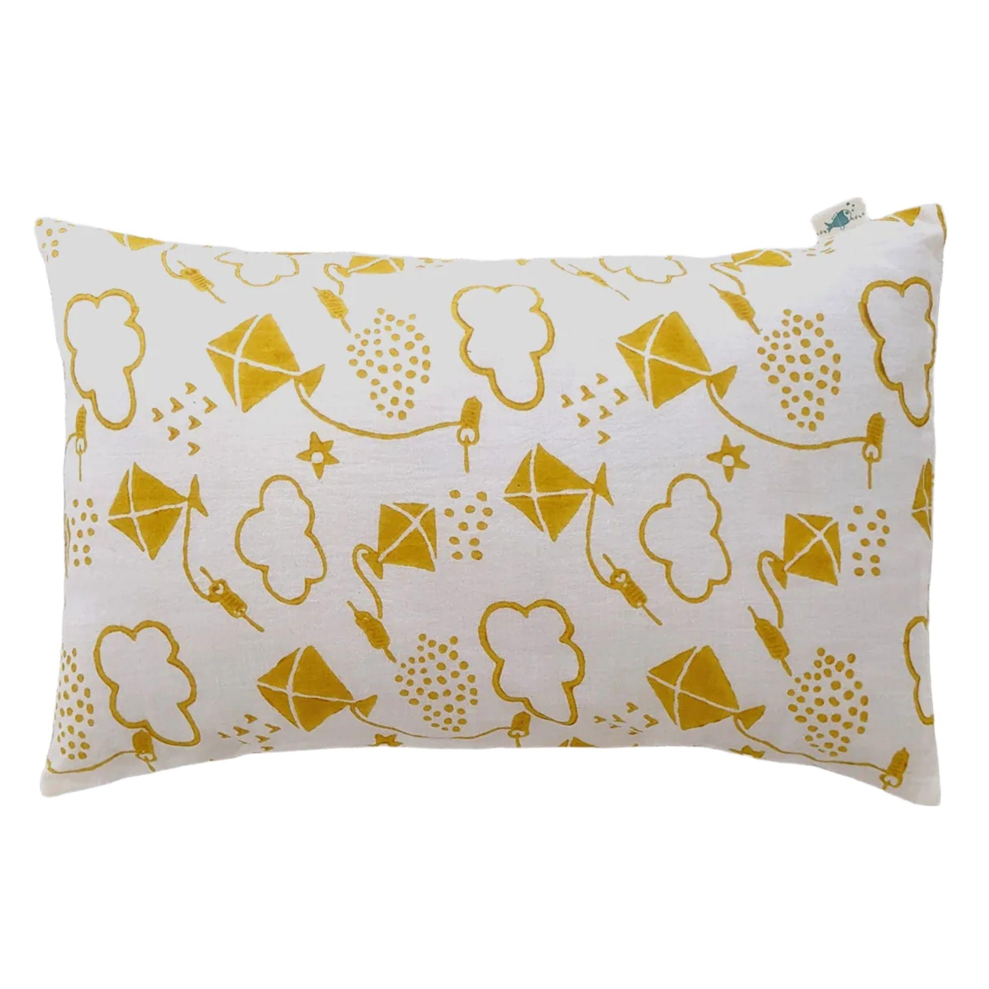 WHITEWATER KIDS ORGANIC KITE PRINT KAPOK PILLOW